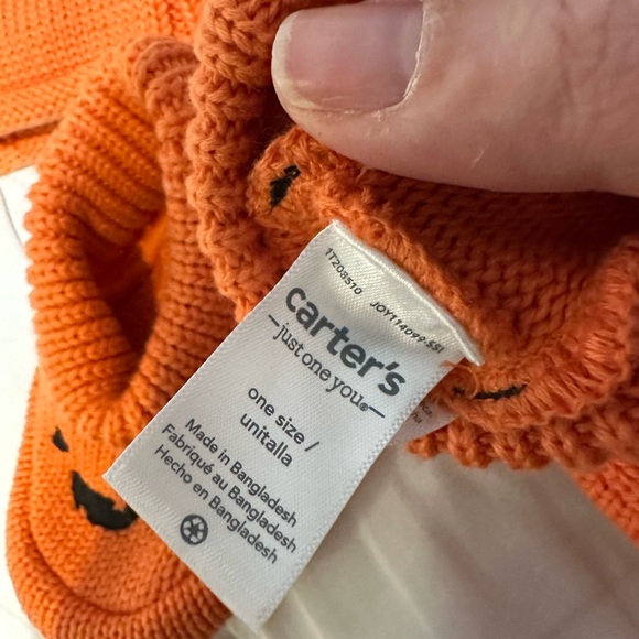 Halloween Pumpkin Hoodie, Hat and Booties & Bumble Bee Costume Baby 0-3 months - Picture 3 of 13